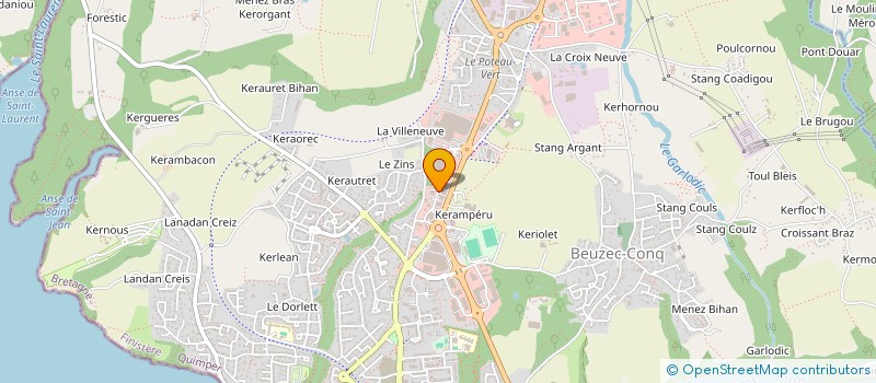 localisation de l'entreprise DT  CONCARNEAU