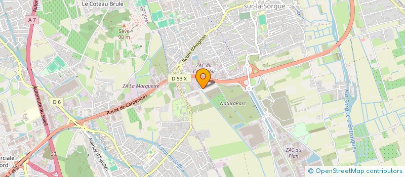 localisation de l'entreprise DT 84  ENTRAIGUES-SUR-LA-SORGUE