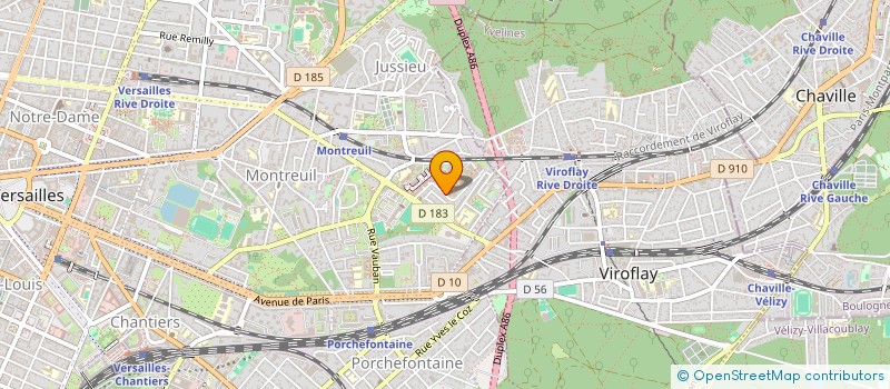 localisation de l'entreprise DT  VERSAILLES