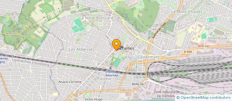 localisation de l'entreprise DT  CHELLES