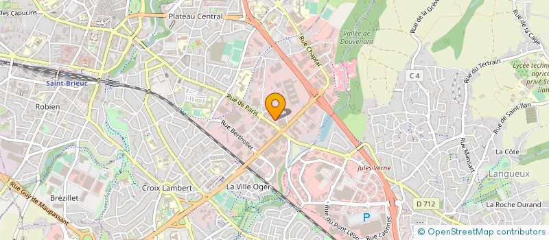 localisation de l'entreprise DT AUTO à SAINT-BRIEUC