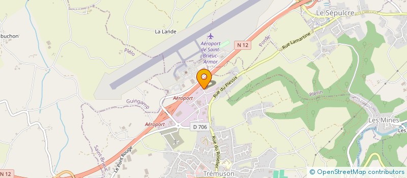 localisation de l'entreprise DT BATTERIES D'ARMOR  TREMUSON