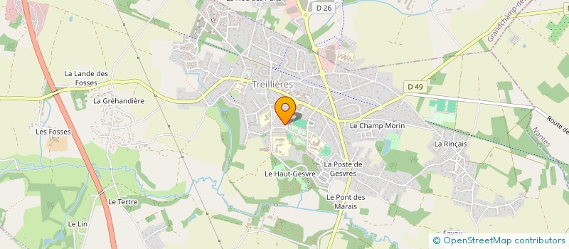 localisation de l'entreprise DT BE à LA CHAPELLE-SUR-ERDRE