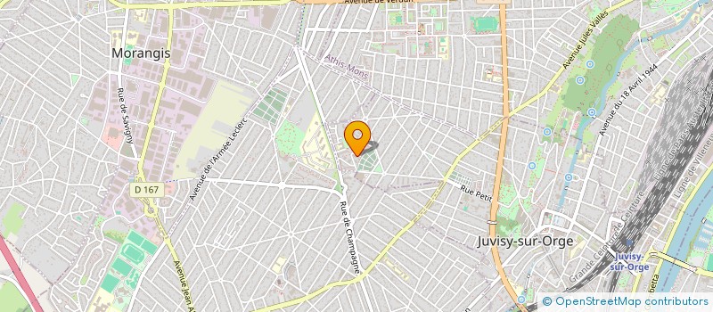 localisation de l'entreprise DT CAB à JUVISY-SUR-ORGE