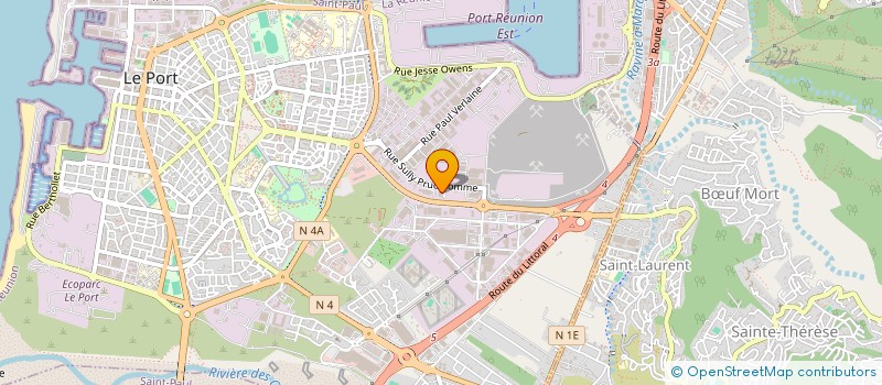 localisation de l'entreprise DT CARROSSERIE  LE PORT