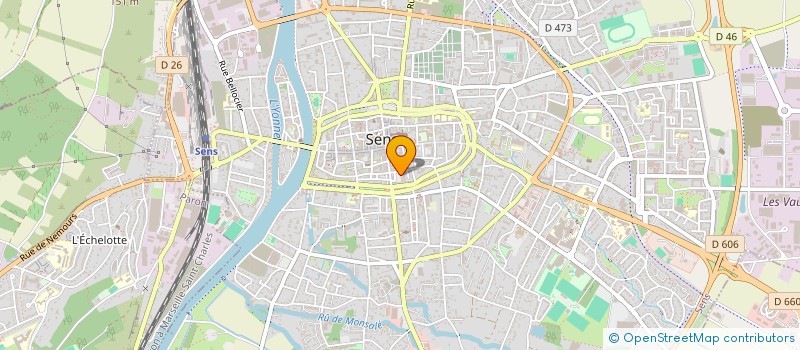 localisation de l'entreprise DT COMMUNICATION à SENS