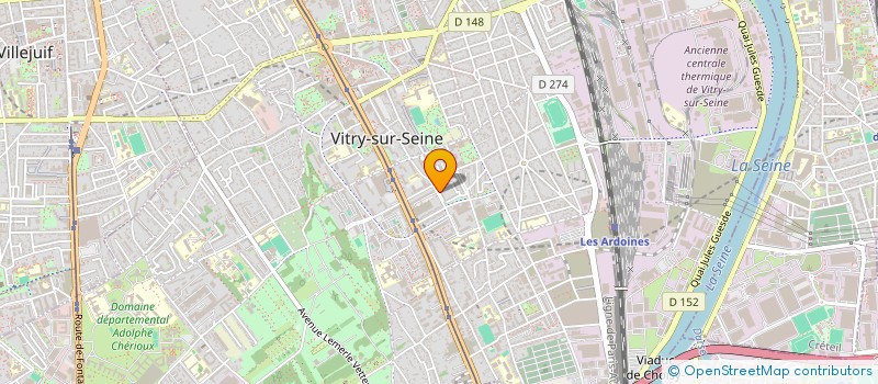 localisation de l'entreprise DT CONSEIL  VITRY-SUR-SEINE