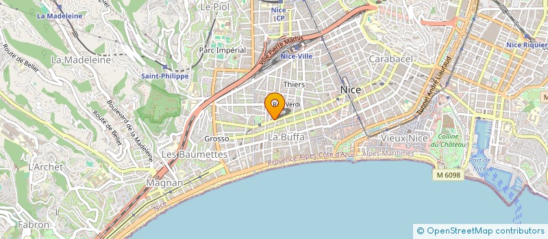 localisation de l'entreprise DT CONSEIL  NICE