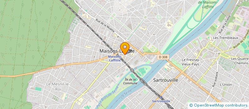 localisation de l'entreprise DT CONSEIL à MAISONS-LAFFITTE