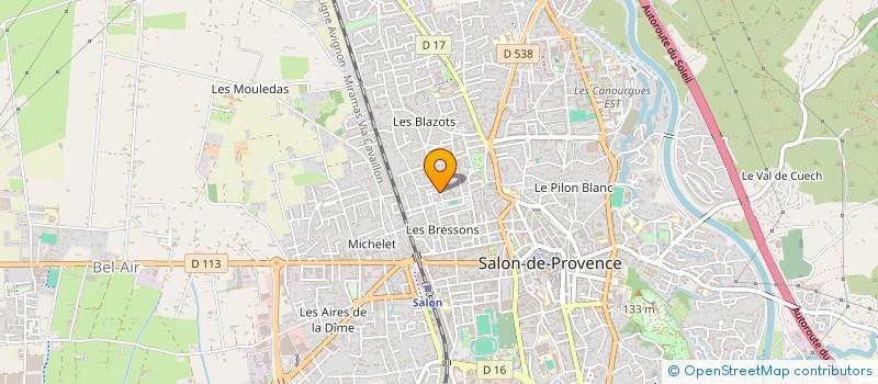 localisation de l'entreprise DT CONSTRUCTION  SALON-DE-PROVENCE