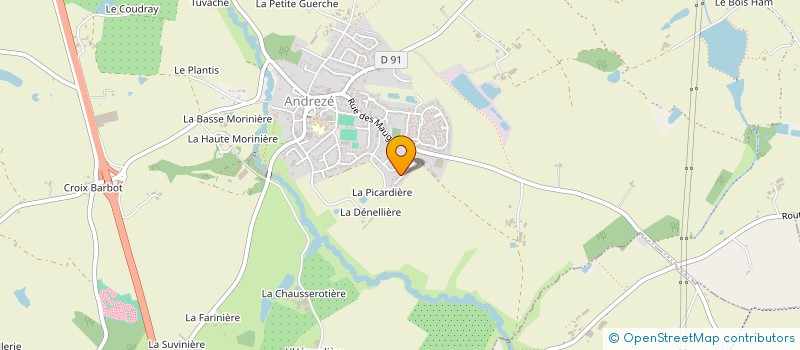 localisation de l'entreprise DT CORPORATE à BEAUPREAU-EN-MAUGES