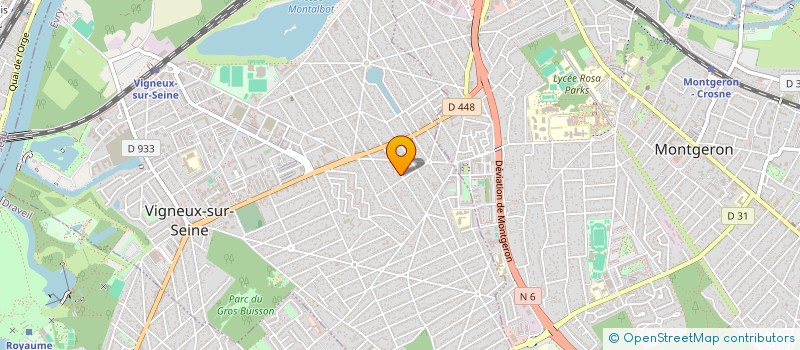 localisation de l'entreprise DT DIAGS à VIGNEUX-SUR-SEINE