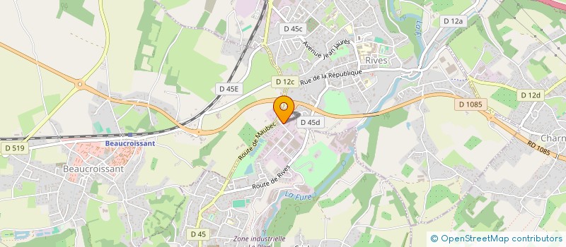 localisation de l'entreprise DT ENERGIE à RENAGE
