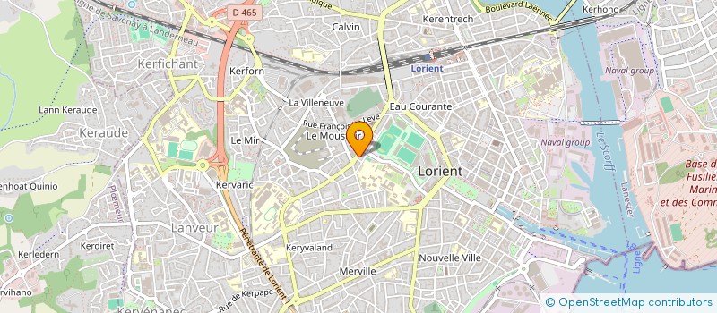 localisation de l'entreprise DT ENERGIES  LORIENT