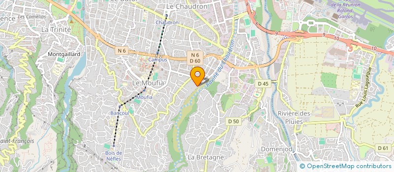 localisation de l'entreprise DT ET VRD à SAINT-DENIS