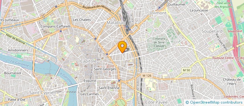 localisation de l'entreprise DT IMMO à TOULOUSE