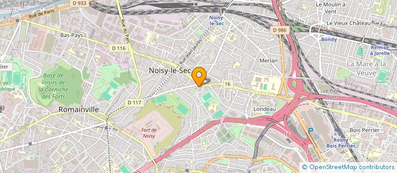 localisation de l'entreprise DT IMMO à NOISY-LE-SEC