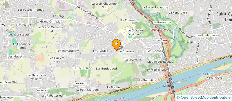 localisation de l'entreprise DT IMMO à FONDETTES