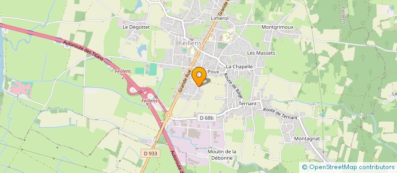 localisation de l'entreprise DT IMMO  SAINT-CYR-SUR-MENTHON