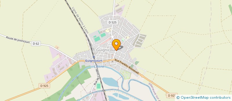 localisation de l'entreprise DT IMMO  VILLENEUVE-SUR-AISNE