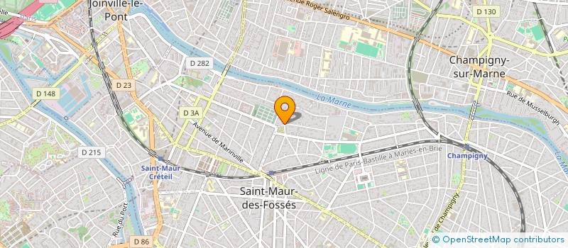 localisation de l'entreprise DT INVEST à SAINT-MAUR-DES-FOSSES
