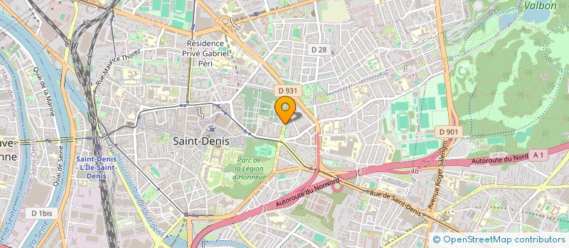 localisation de l'entreprise DT LINK à SAINT-DENIS