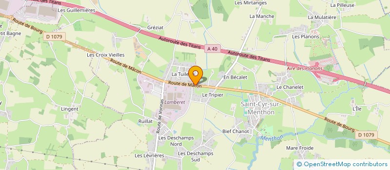 localisation de l'entreprise DT MARKET  SAINT-CYR-SUR-MENTHON