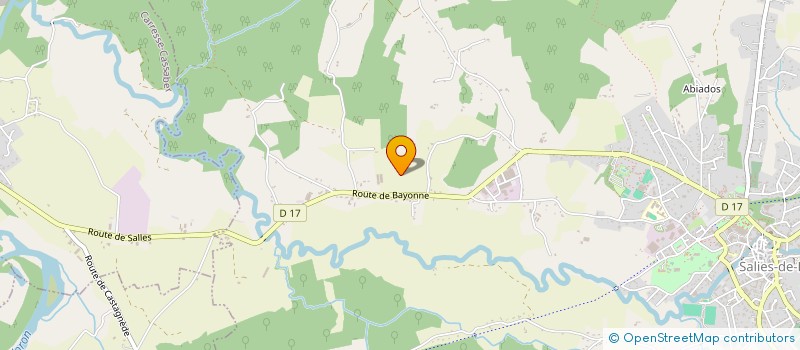 localisation de l'entreprise DT MITHONA HO à SALIES-DE-BEARN