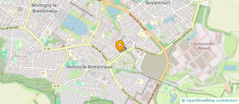 localisation de l'entreprise DT ONE à VOISINS-LE-BRETONNEUX