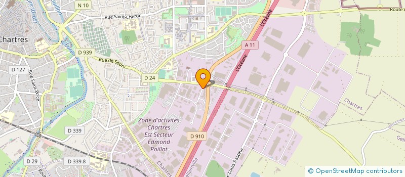 localisation de l'entreprise DT PAC à CHARTRES