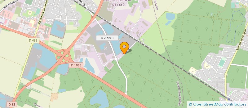 localisation de l'entreprise DT PLAST  CERNAY