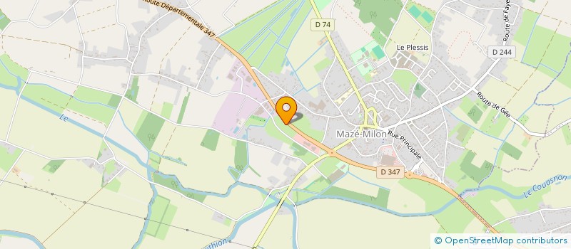 localisation de l'entreprise DT PRECISION  MAZE-MILON