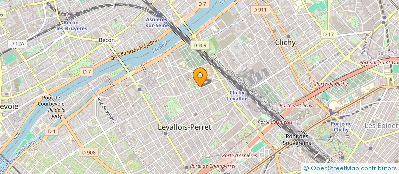 localisation de l'entreprise DT PRESIDENT à LEVALLOIS-PERRET
