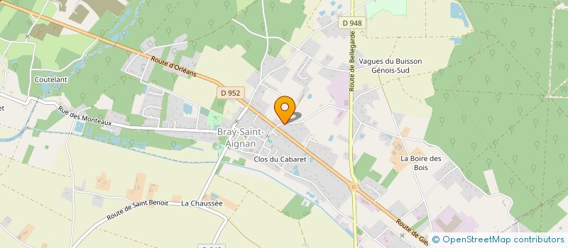 localisation de l'entreprise DT RAYONNAGE à BRAY-SAINT-AIGNAN