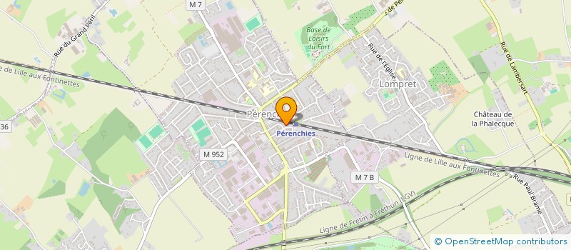 localisation de l'entreprise DT SAG  PERENCHIES