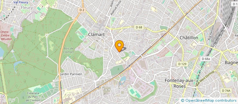 localisation de l'entreprise DT-SOL à CLAMART