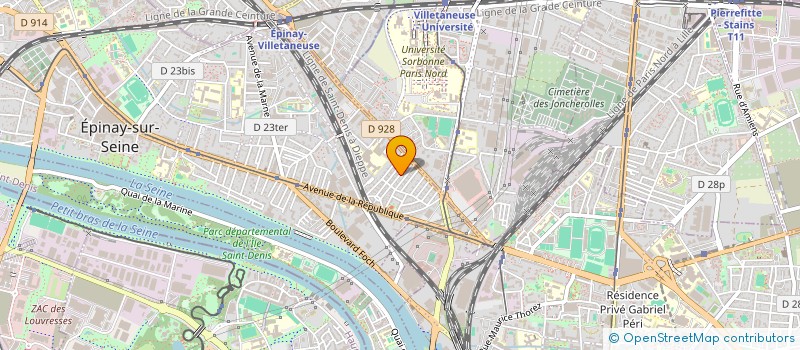 localisation de l'entreprise DT SOLUTIONS à EPINAY-SUR-SEINE