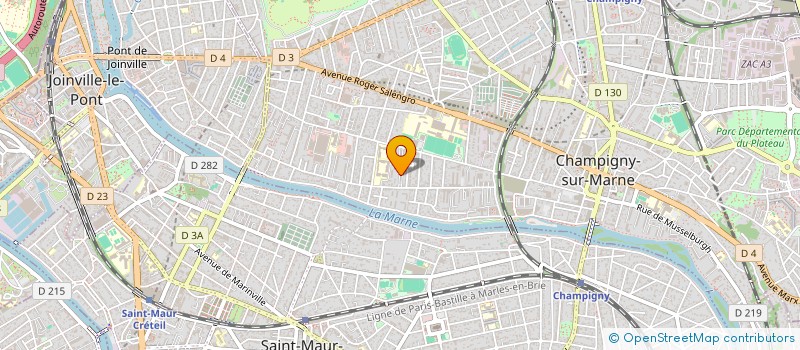 localisation de l'entreprise DT SYSTEM à CHAMPIGNY-SUR-MARNE