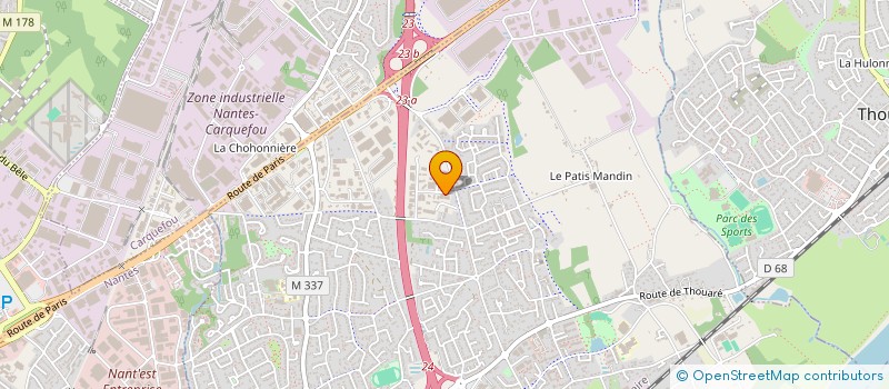localisation de l'entreprise DT SYSTEMES à SAINTE-LUCE-SUR-LOIRE