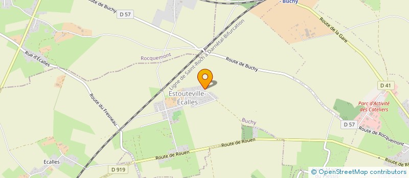 localisation de l'entreprise DT-TP76  BUCHY