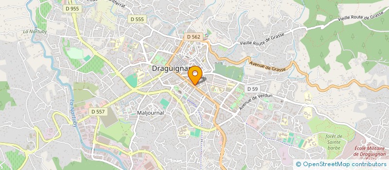 localisation de l'entreprise DT01 à DRAGUIGNAN