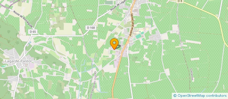 localisation de l'entreprise DT2F  SAINTE-CECILE-LES-VIGNES