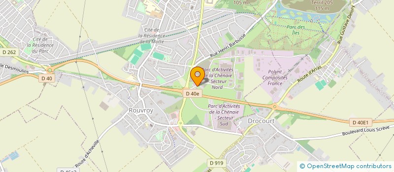 localisation de l'entreprise DT2M E-COMMERCE à ROUVROY