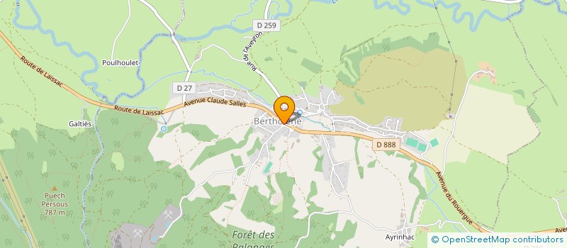 localisation de l'entreprise DT2R  BERTHOLENE