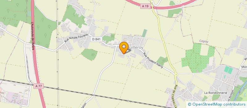 localisation de l'entreprise DTA SERVICES à CORQUILLEROY