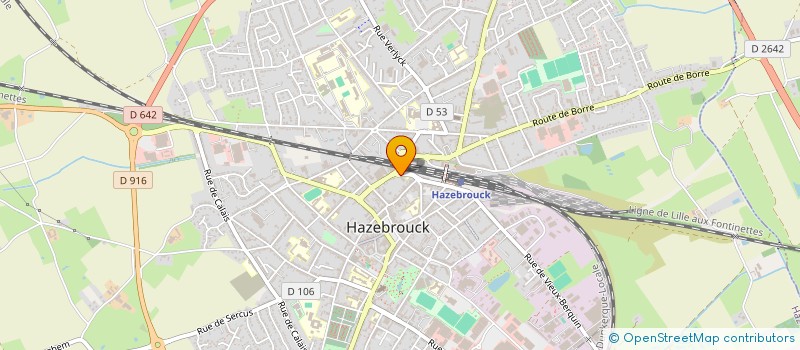 localisation de l'entreprise DTAG  HAZEBROUCK