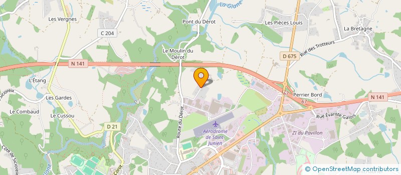 localisation de l'entreprise DTAOFI  SAINT-JUNIEN