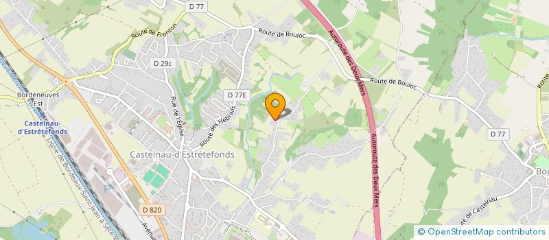 localisation de l'entreprise DTB 31  CASTELNAU-D'ESTRETEFONDS