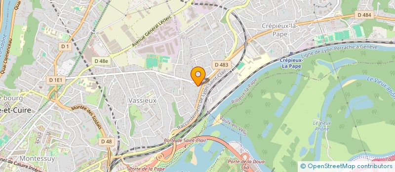 localisation de l'entreprise DTB  CALUIRE-ET-CUIRE