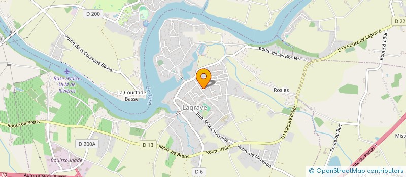 localisation de l'entreprise DTB WEALTH MANAGEMENT  LAGRAVE